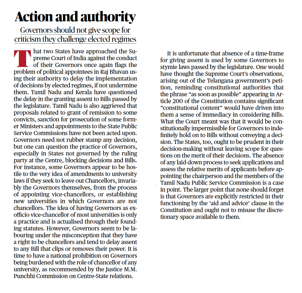 Action and authority - Page No.8 , GS 2