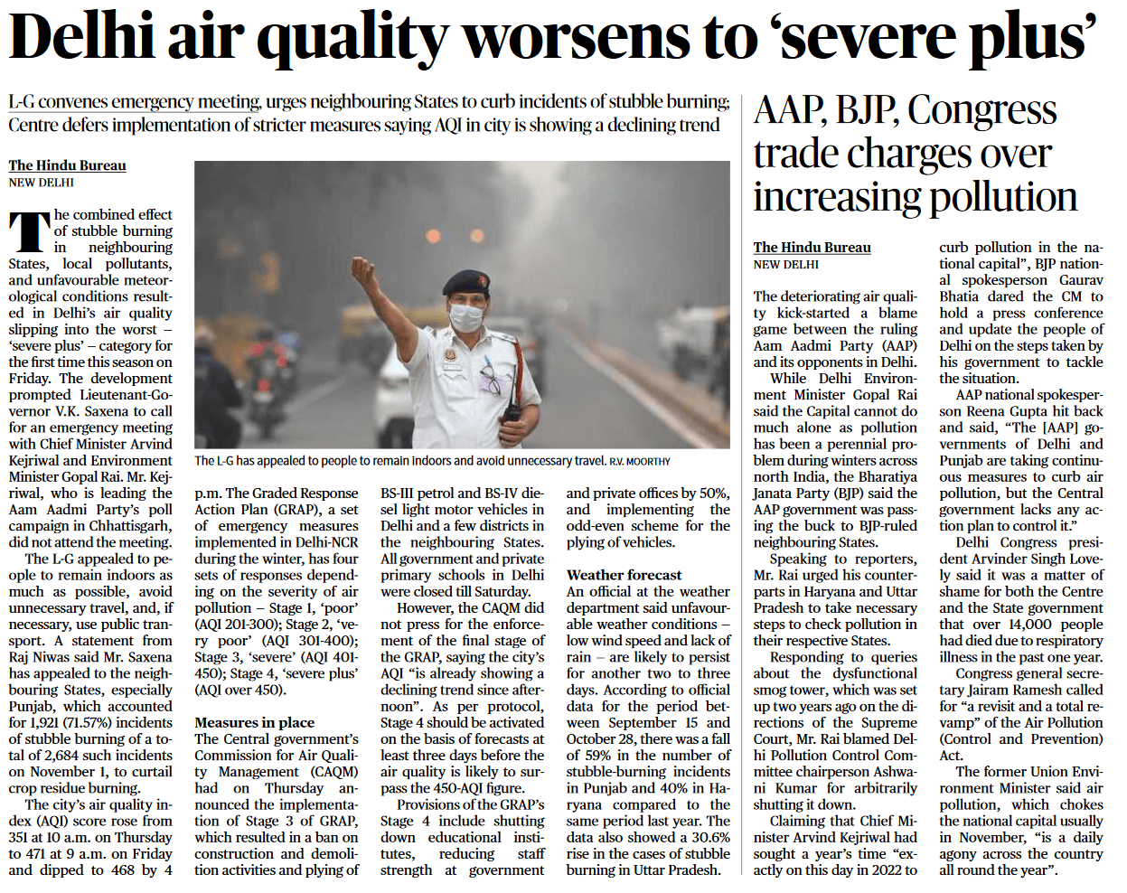  Delhi Air Quality - Page No.4 , GS 3 